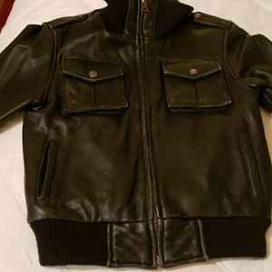Kids Lamb Leather Jacket